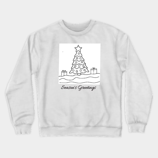 Season's greetings Crewneck Sweatshirt by Zenith monochrome arts 